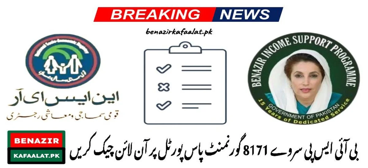 How to Check BISP 13500 Status on the 8171 Gov Pass Web Portal