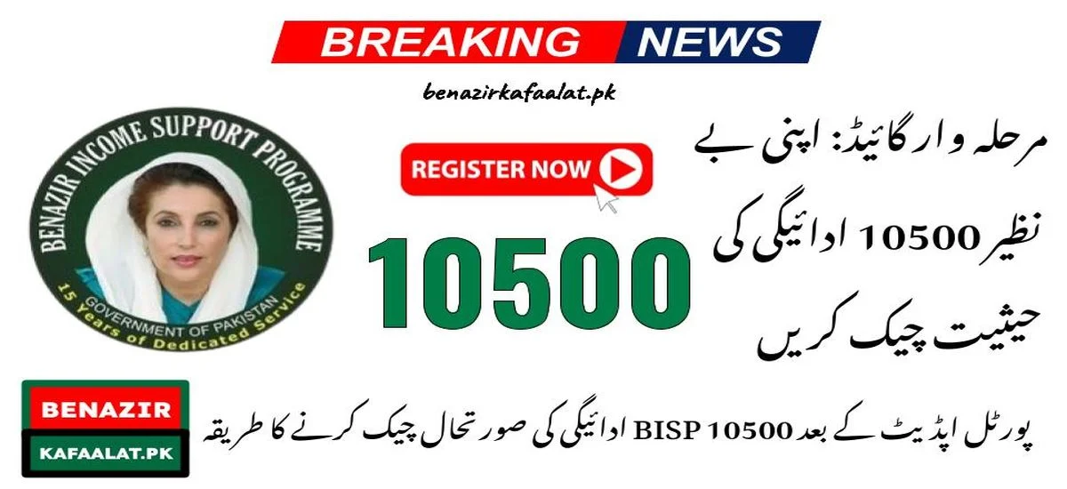 Check BISP 10500 Payment Status After 8171 Portal Update